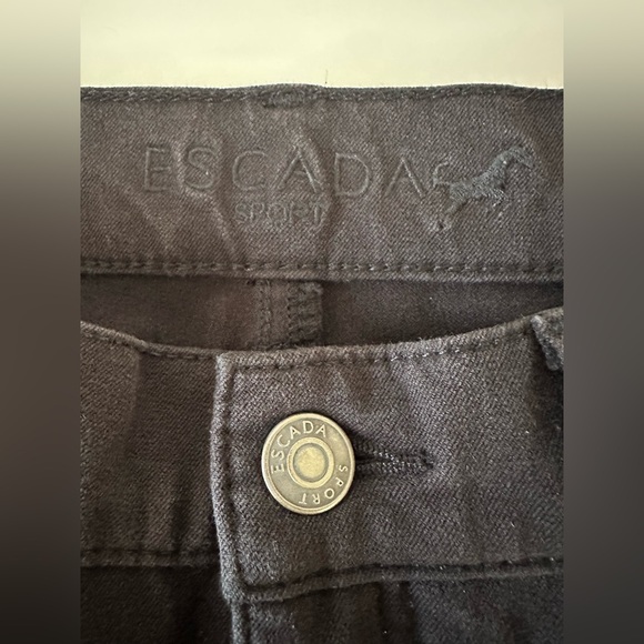 Escada Sport Black Denim Pants - Picture 5 of 12